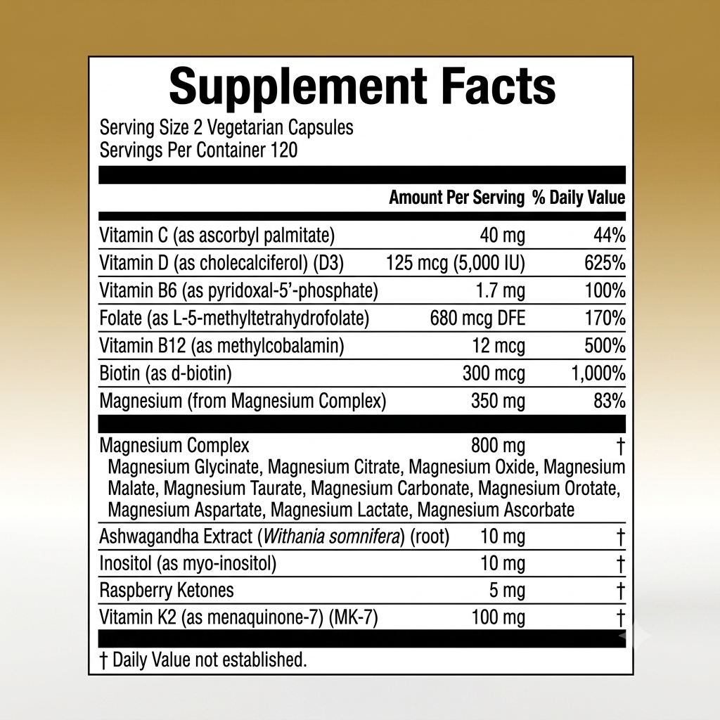 Magnesium Complex For Women